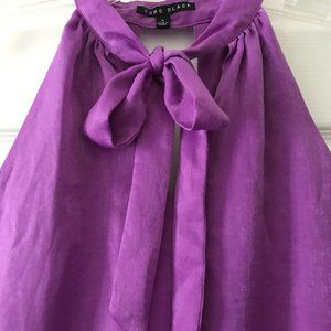 Purple Halter Top Blouse